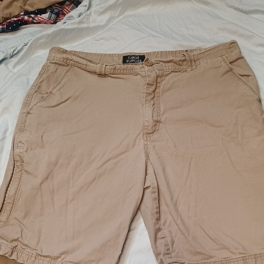 Cargo Tan Cargo Shorts Lightweight Cotton
